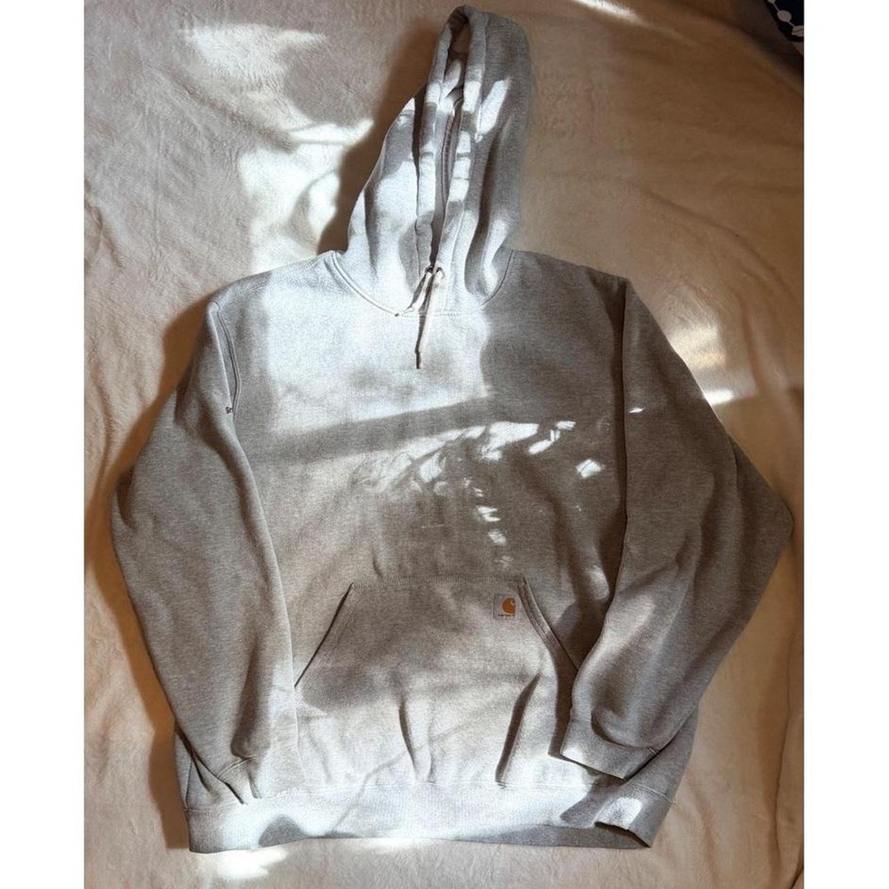 Does have wear on it Cotton-blend pullover hoodie, Carhartt, Loose Fit